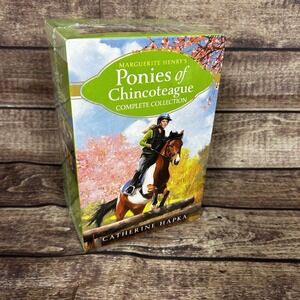 NEW Ponies of Chincoteague Series Box Set 1-8 Marguerite Henry Paperback Sealed